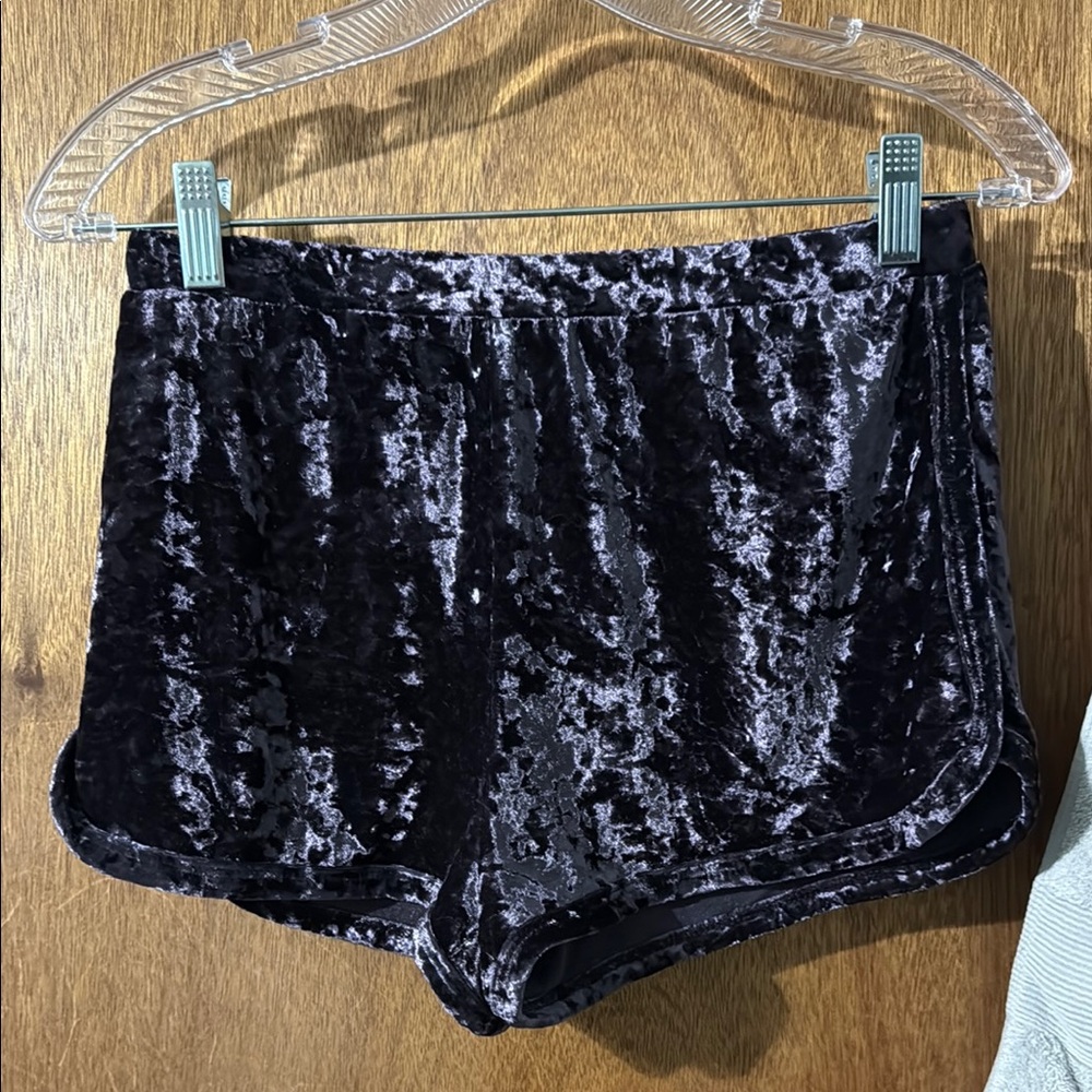 Velvet Purple Shorts